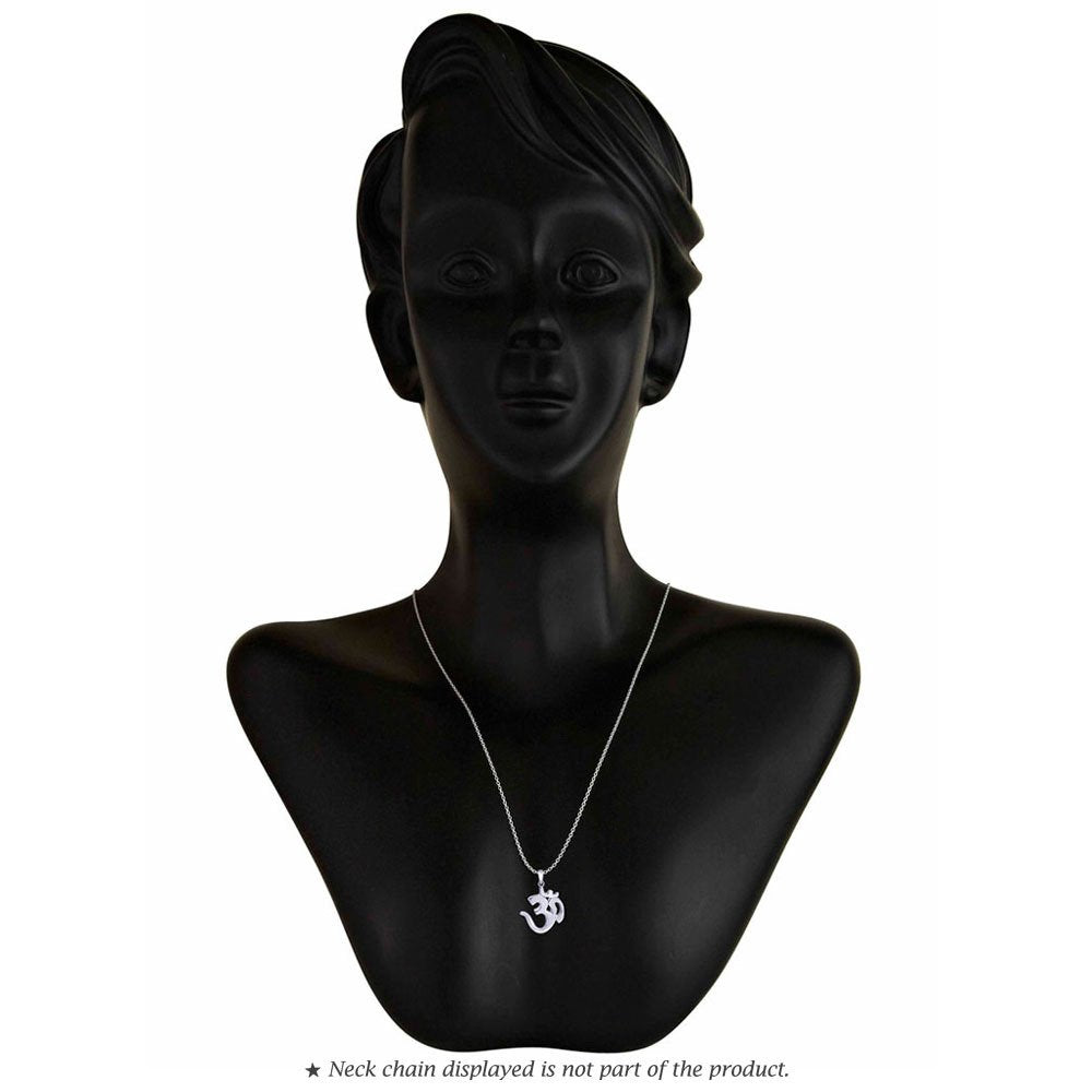 Taraash 925 Sterling Silver Religious Om Pendant Best Gift For Men/Women-PD0243S