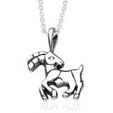 Taraash Aries Zodiac 925 Sterling Silver Pendant for Unisex PD0286AI-01