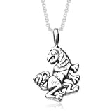 Taraash Leo Zodiac 925 Sterling Silver Pendant for Unisex PD0286AI-05