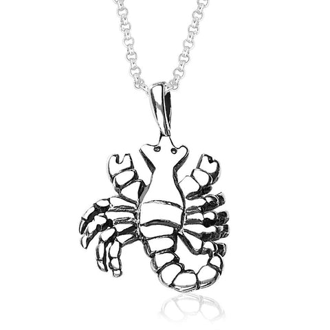 Taraash Scorpio Zodiac 925 Sterling Silver Pendant For Unisex PD0286AI-08