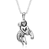 Taraash Aquarius Zodiac 925 Sterling Silver Pendant For Unisex PD0286AI-11