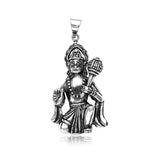 Taraash 925 Sterling Silver Antique Finish Hanuman Pendant for Men PD0772A