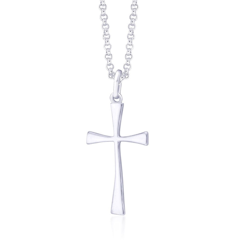 silver cross pendant