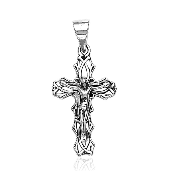 Taraash Holy Cross 925 Sterling Silver Pendant For Unisex PD0991A