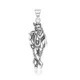 Taraash 925 Sterling Silver  Pendant  For Unisex Silver-PD1035A