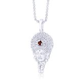 Taraash 925 Sterling Silver  Pendant  For Unisex Silver-PD1235S