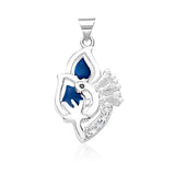 Taraash 925 Sterling Silver  Pendant  For Women Silver-PD1256R