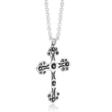 Taraash Pendant of Holly Cross 925 Sterling Silver For Unisex PD1473A