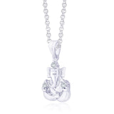 Taraash Sterling-Silver Pendant  For Unisex Silver-PD1587R