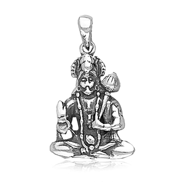 Taraash hanuman silver pendant