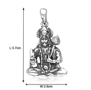 Taraash silver hanuman pendant