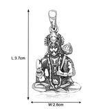 Taraash silver hanuman pendant