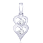 Load image into Gallery viewer, Taraash 925 Sterling Silver Heart Shape Pendant for women PD1720R
