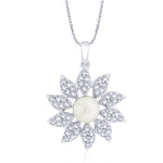 Load image into Gallery viewer, Taraash 925 Sterling Silver Floral Design Pendant fow women PD1789R
