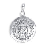 Load image into Gallery viewer, Taraash Sterling Silver Engrave Lord Shri Ganesha Pendant For unisex PD1953A

