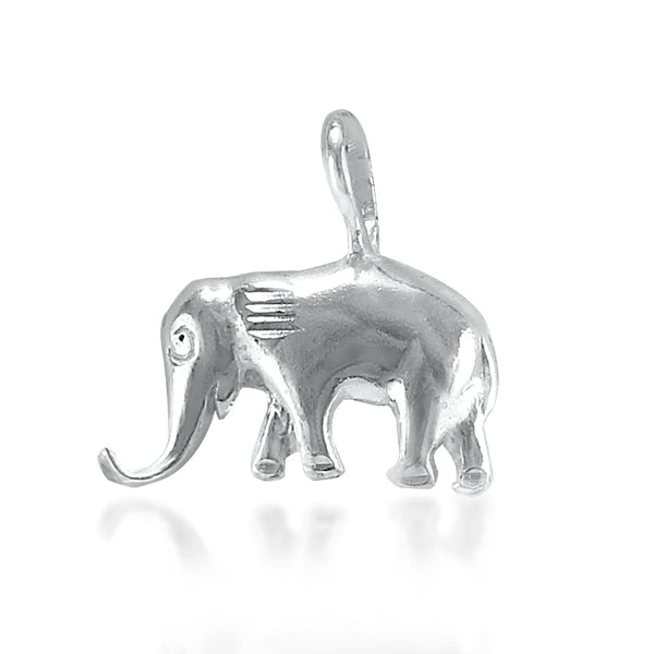 Taraash 925 Sterling Silver Elephant Pendant For Unisex