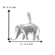 Taraash 925 Sterling Silver Elephant Pendant For Unisex