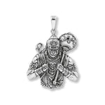 Load image into Gallery viewer, 925 Sterling Silver Big Hanuman Anqtiue Pendant For Unisex