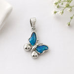 Load image into Gallery viewer, 925 Sterling Silver Butterfly Enamled Jewellery Set for Women