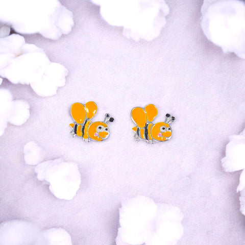 Silver Earrings for Kids