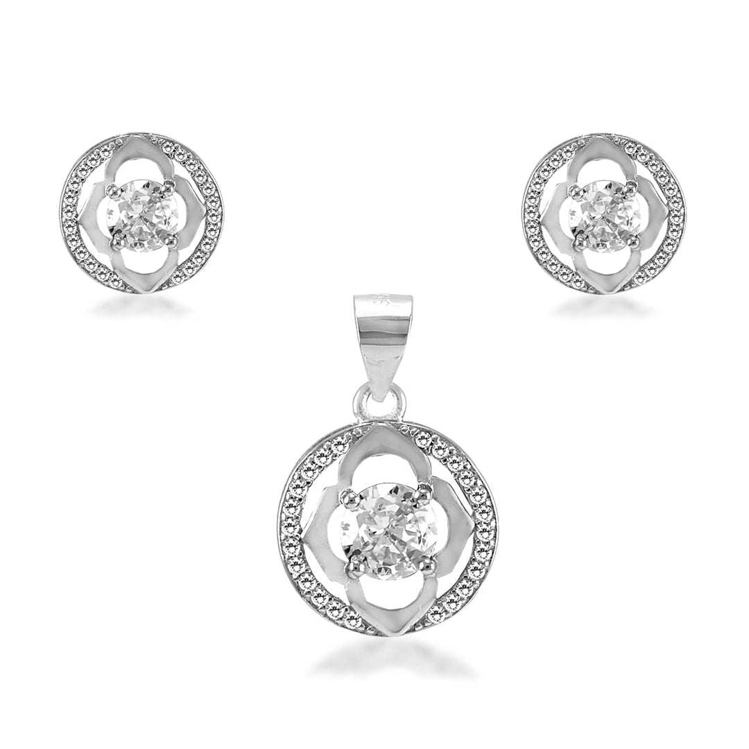 Taraash silver necklace women