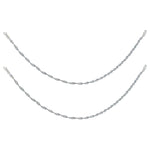 Load image into Gallery viewer, 925 Sterling Silver Black Beaded Disco Antique Finish Chains Anklet for Women
