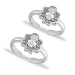 Load image into Gallery viewer, Taraash toe ring in silver
