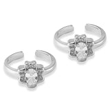 Taraash silver toe rings for women pure silver 925