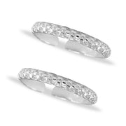 Taraash toe ring in silver
