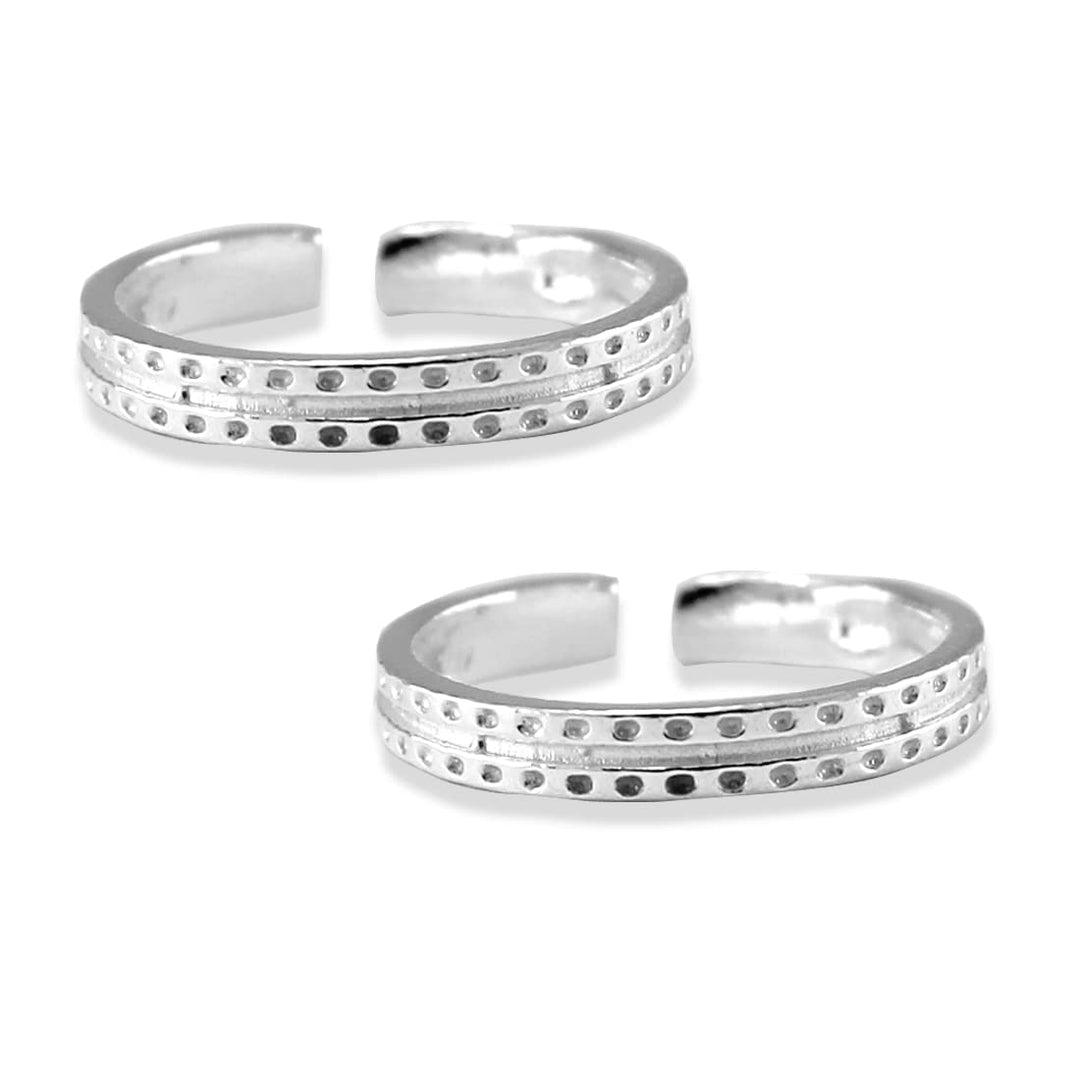 Taraash silver toe rings for women pure silver 925