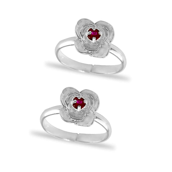 Taraash silver toe ring for women