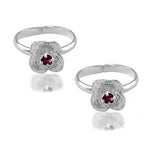 Load image into Gallery viewer, Taraash toe rings for women in silver