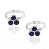 Taraash toe rings silver pure 925