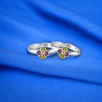 Load image into Gallery viewer, taraash toe ring in silver