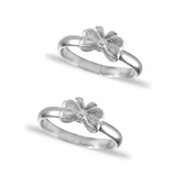 Taraash 925 Sterling Silver Bow Toe Ring For Women