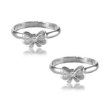 Load image into Gallery viewer, Taraash 925 Sterling Silver Bow Toe Ring For Women
