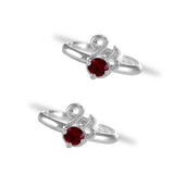 Taraash silver toe ring for women