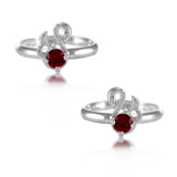 Taraash taraash toe rings for women silver