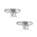 Load image into Gallery viewer, Taraash toe rings for women silver