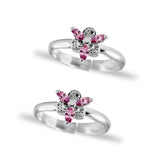 Taraash silver toe rings for women pure silver 925