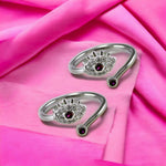Load image into Gallery viewer, Taraash toe rings for women silver