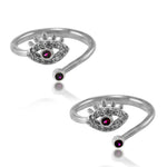 Load image into Gallery viewer, Taraash sterling silver toe rings for women