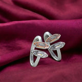Taraash toe ring in silver