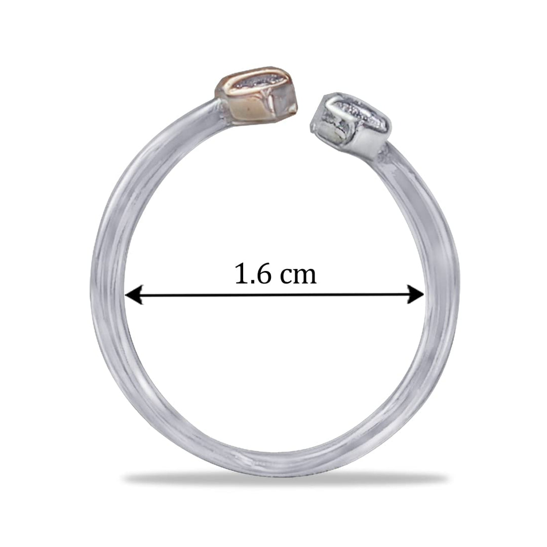 Taraash sterling silver toe rings for women