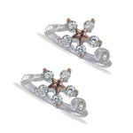 Load image into Gallery viewer, Taraash toe ring for women silver