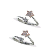 Taraash taraash toe rings for women silver