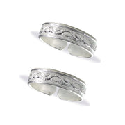 Taraash silver toe ring for women