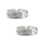 Load image into Gallery viewer, Taraash toe rings for women silver