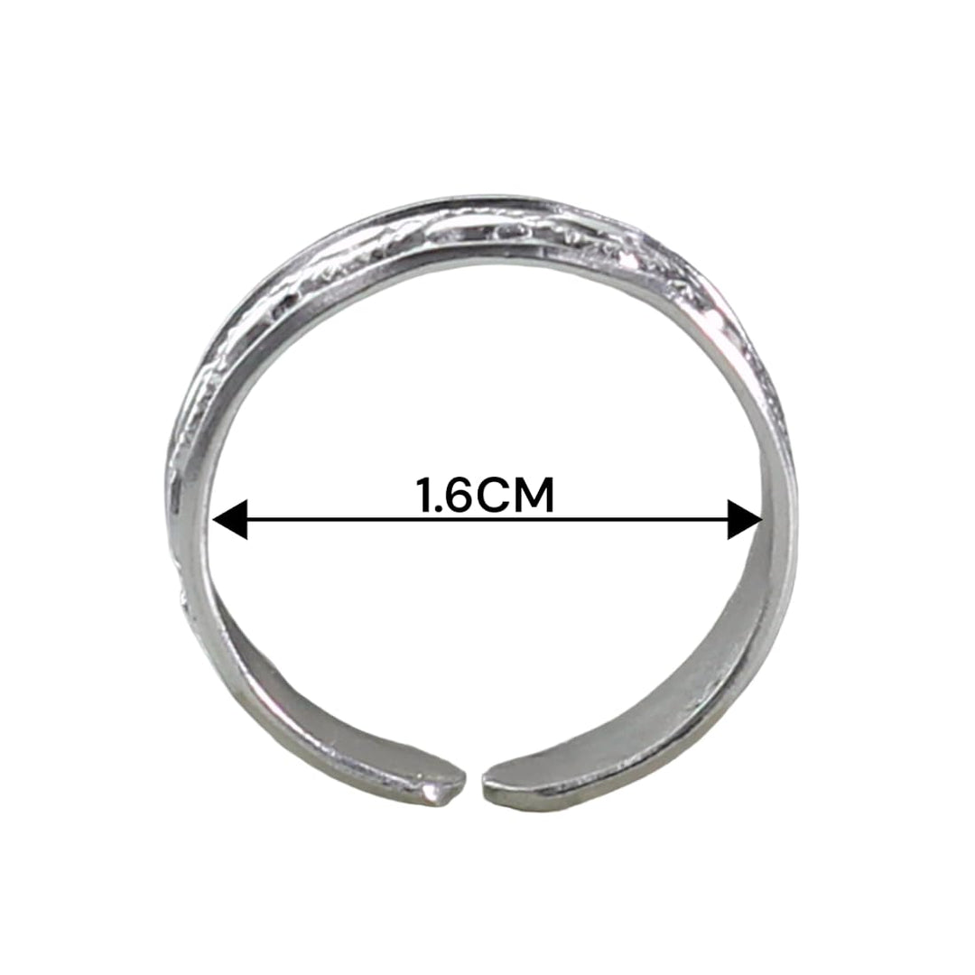 Taraash silver toe rings for women pure silver 925