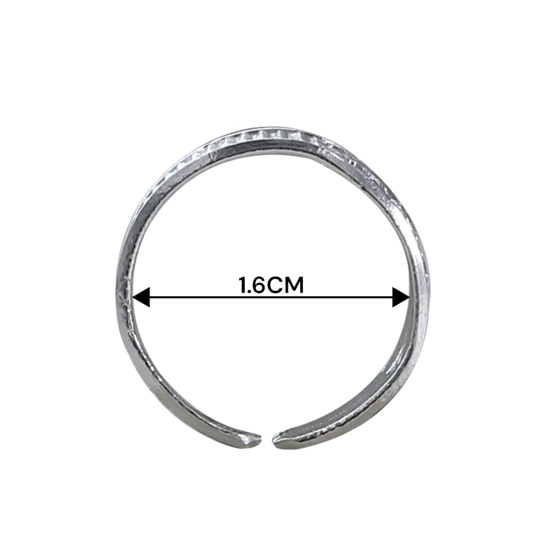 Taraash silver toe rings for women pure silver 925